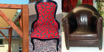 Fabrication restauration fauteuil siege store